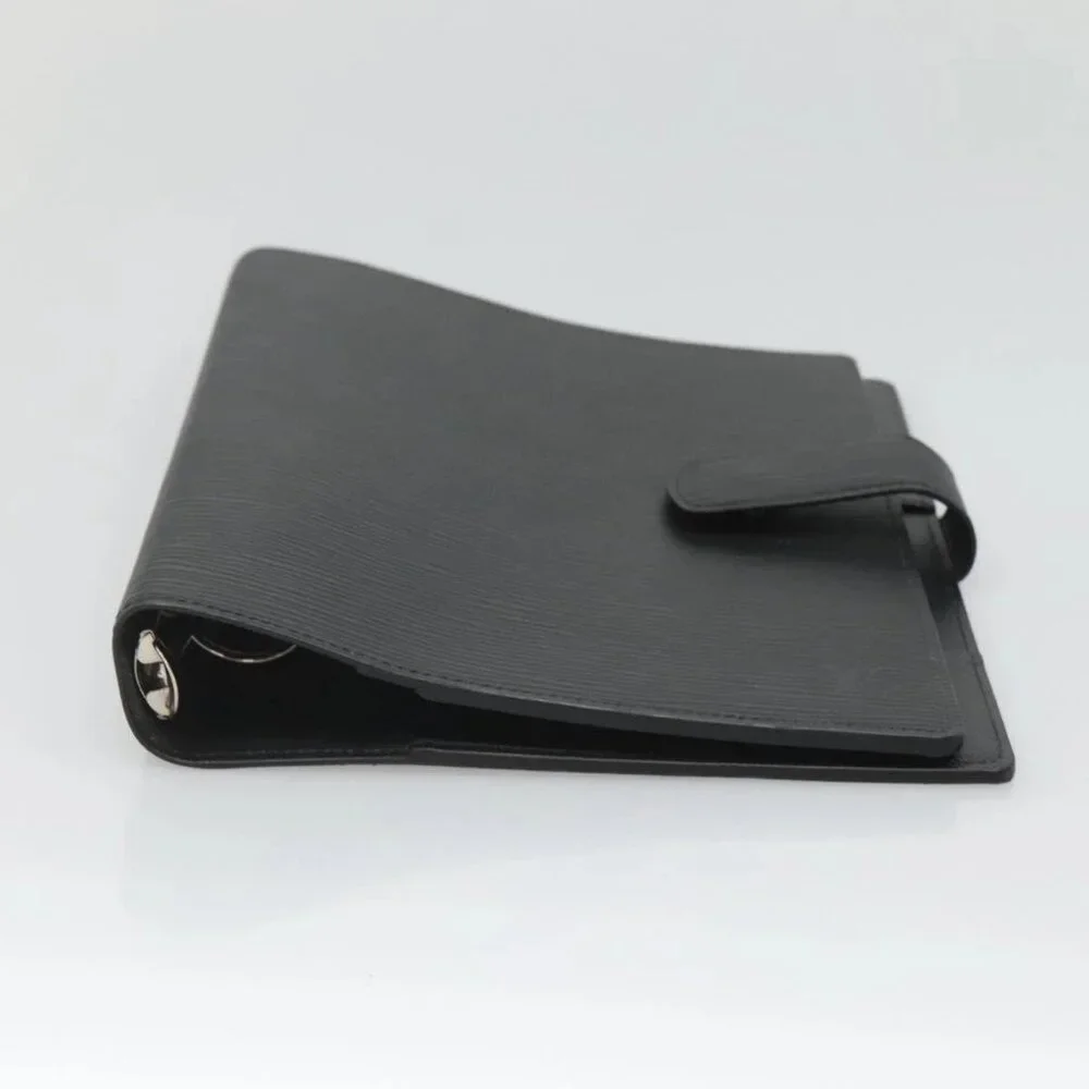 LOUIS VUITTON Epi Agenda GM Day Planner Cover Black